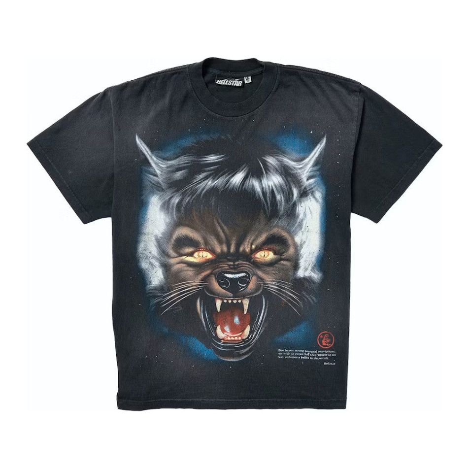 Hellstar Full Moon T-Shirt Black