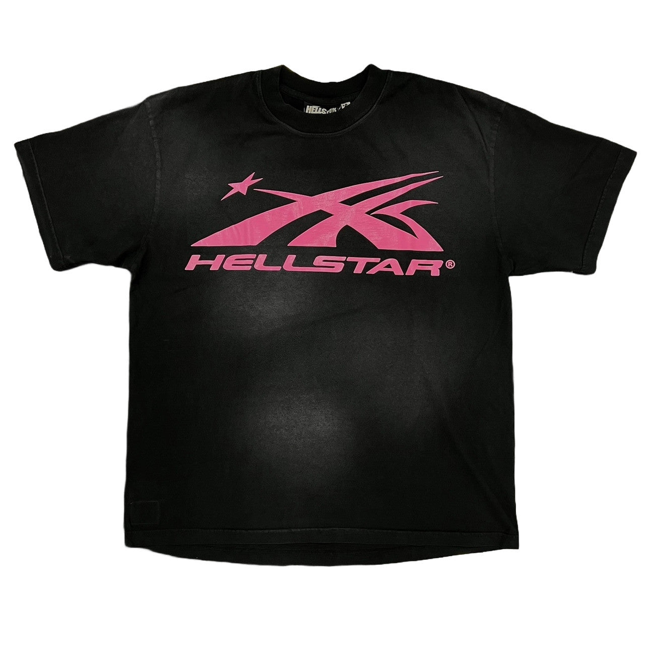 Hellstar Gel Sport Logo T-Shirt Black/Pink