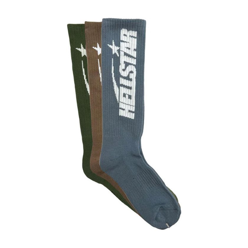 Hellstar Logo Socks Earth Tone