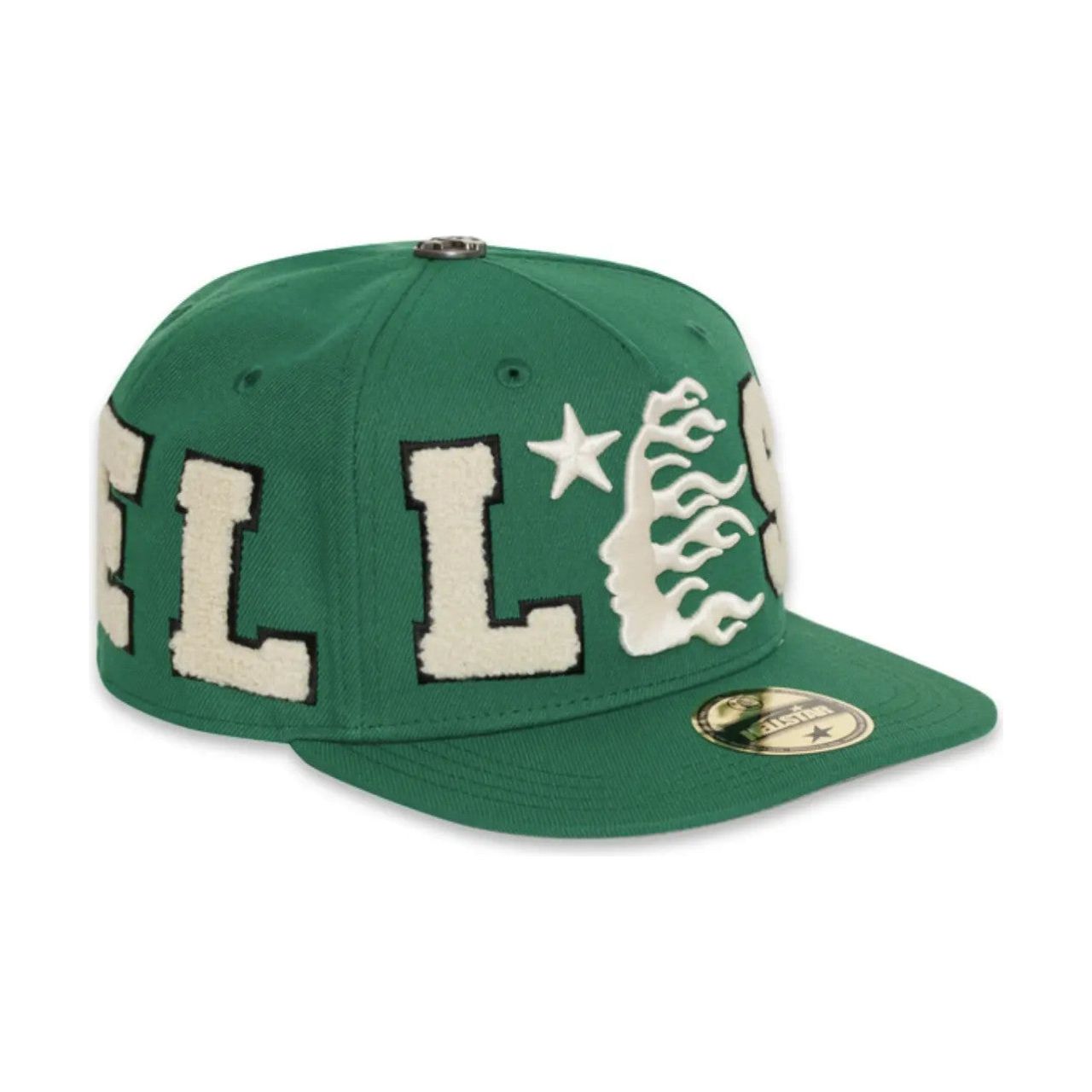 Hellstar OG Patch Fitted Hat Green