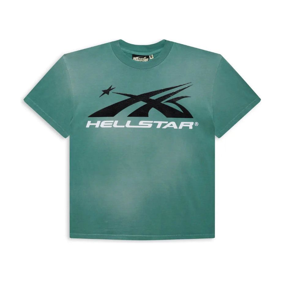 Hellstar Sport Logo T-Shirt Green