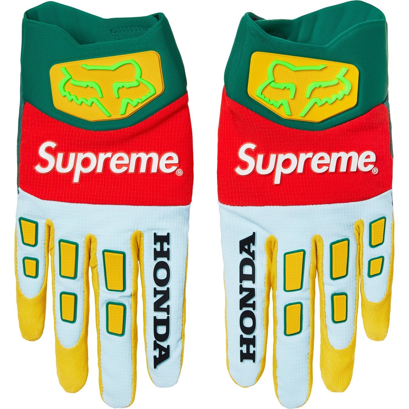 Supreme Honda Fox Racing Gloves Moss