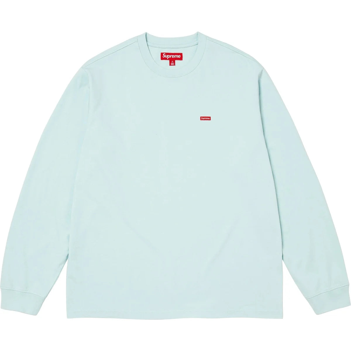 Supreme Small Box Logo L/S Tee Ice Blue