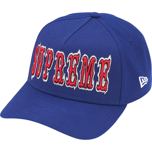 Supreme Gothic Outline Adjustable New Era® Navy