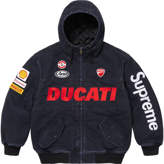 Supreme®/Ducati® Hooded Racing Jacket Black