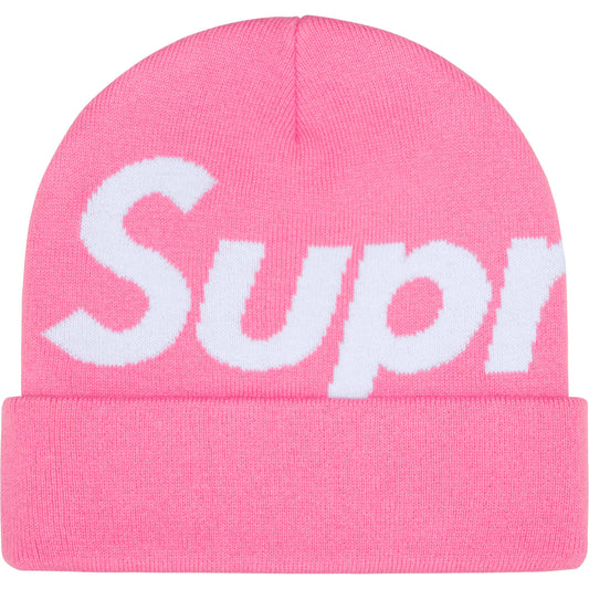 Supreme Big Logo Beanie (FW24) Pink