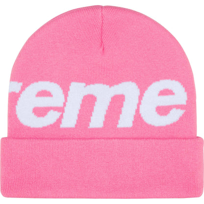 Supreme Big Logo Beanie (FW24) Pink