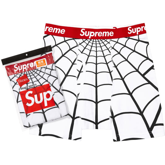 Supreme®/Hanes® Spider-Man Boxer Briefs (2 Pack) White