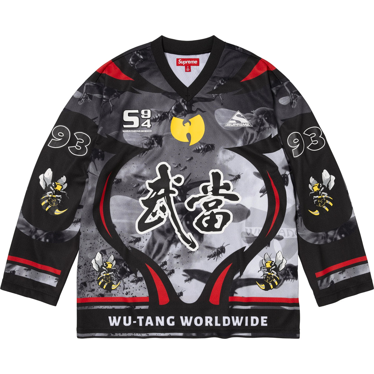 Supreme/Wu-Tang Clan Hockey Jersey Black