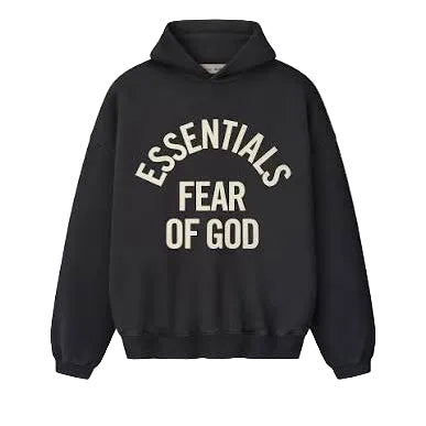Fear of God Essentials Campus 90's Hoodie Faded Black