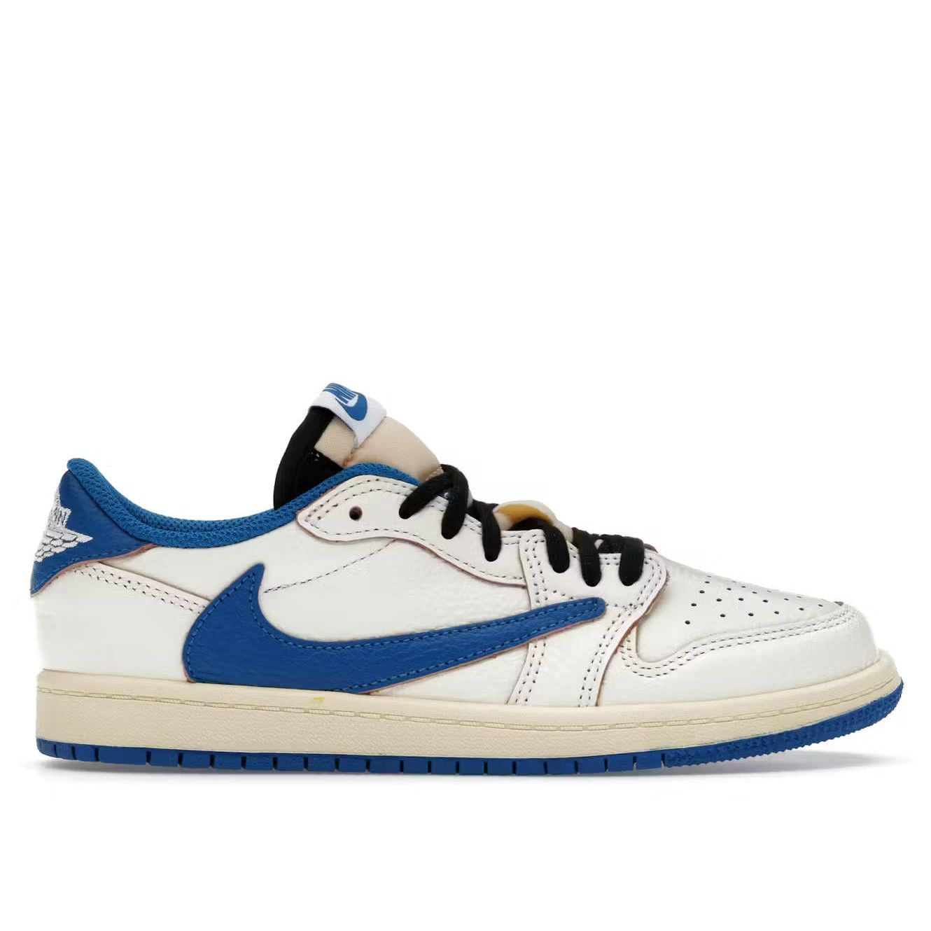 Jordan 1 Retro Low OG SP Fragment x Travis Scott Sail Military Blue (PS)