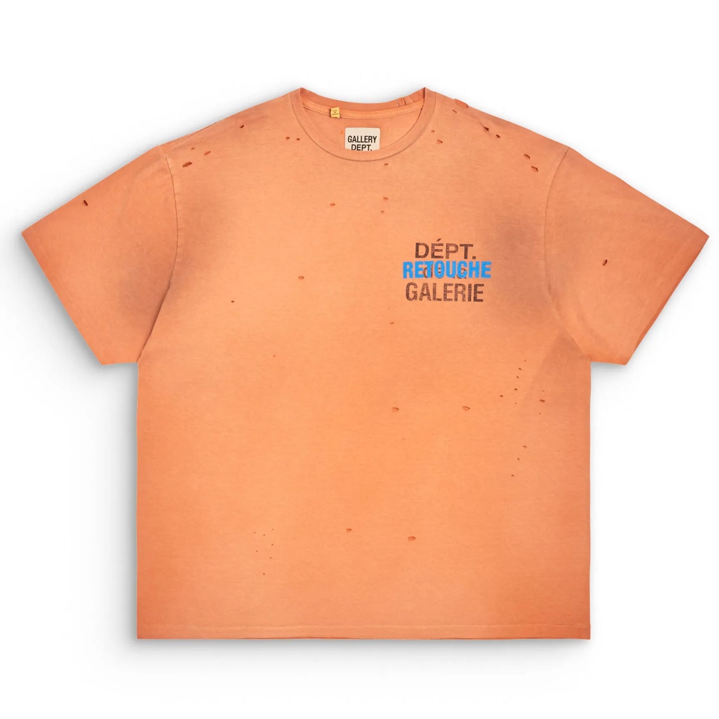 Gallery Dept. Retouche Damaged Souvenir Tee Orange