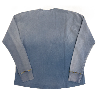 Satoshi Nakamoto Studded Thermal Blue