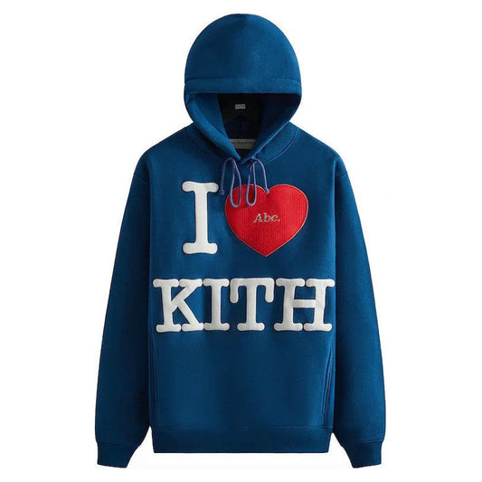 Kith Advisory Board Crystals I Love Kith Hoodie Navy