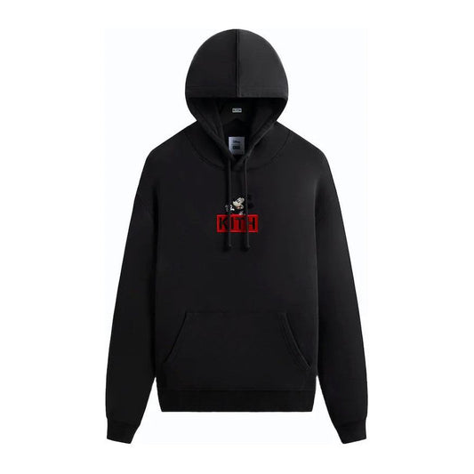 Kith x Disney Mickey & Friends Mickey Classic Logo Hoodie Black