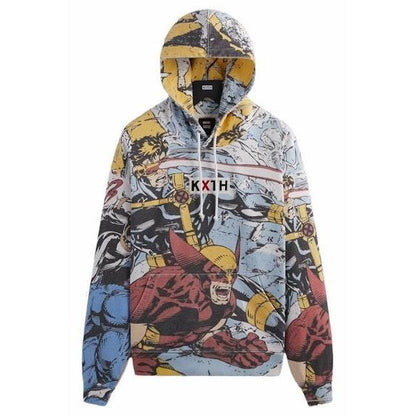 Kith x Marvel X-Men Battle Hoodie White