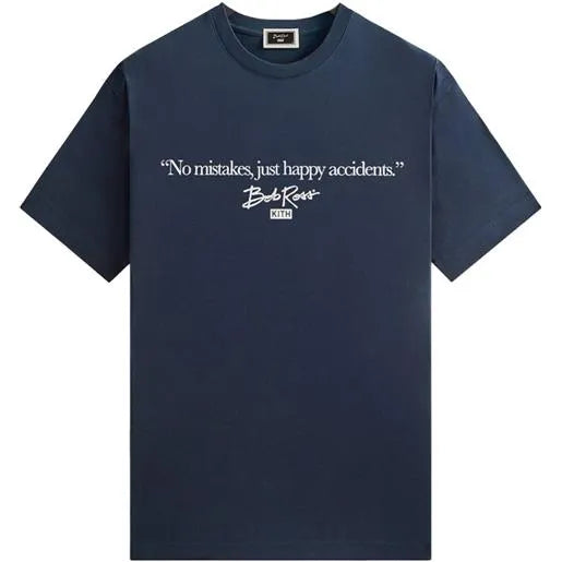 Kith for Bob Ross Happy Accidents Quote Tee Nocturnal