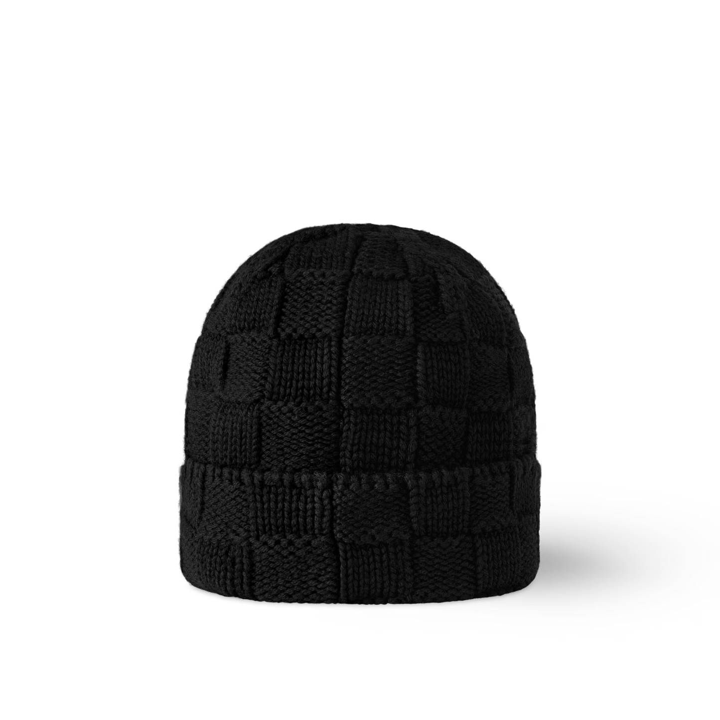 Louis Vuitton Damier Snug Beanie Black