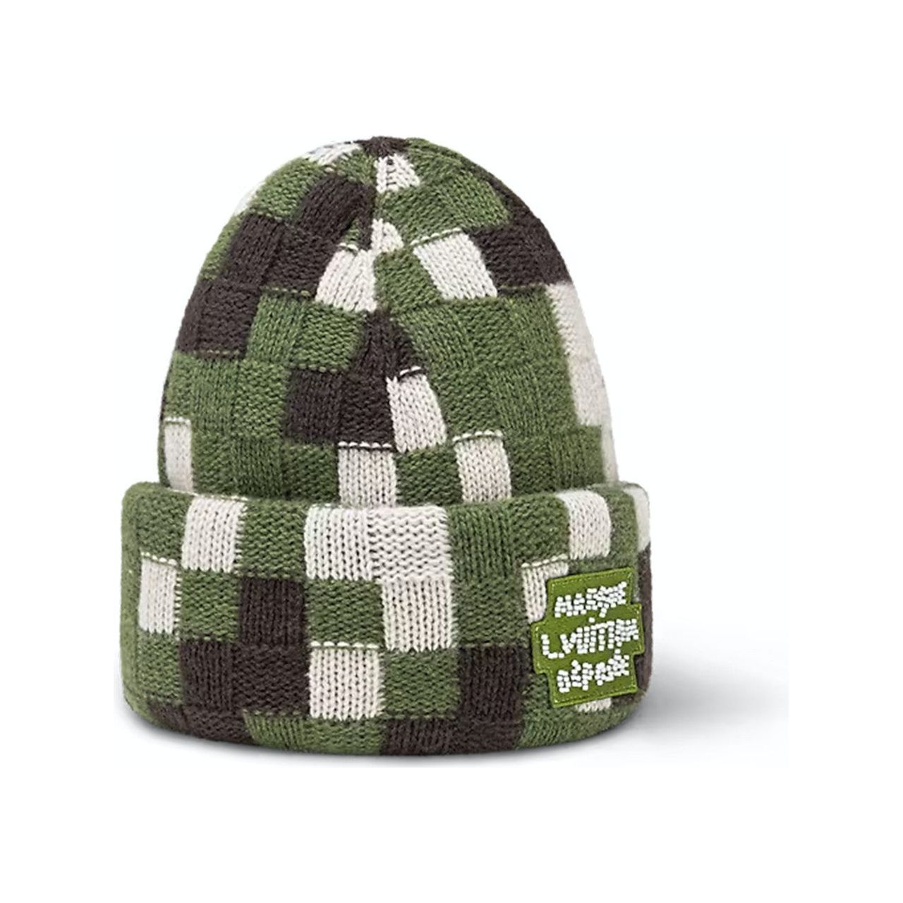 Louis Vuitton Damoflage Beanie Green Damier