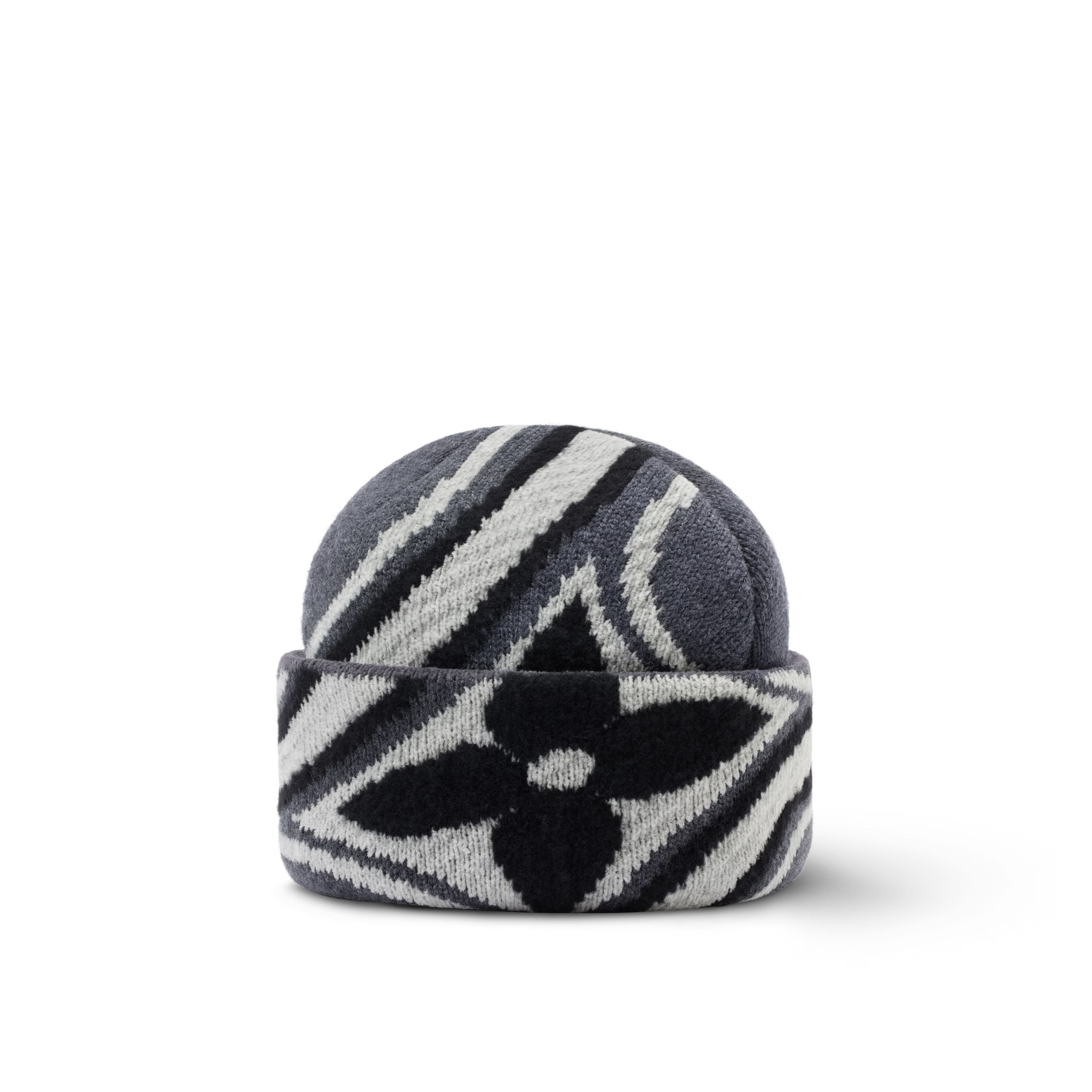 Louis Vuitton Crush Graphic Flower Beanie Grey