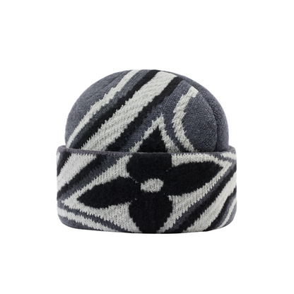 Louis Vuitton LV Crush Graphic Flower Beanie Black