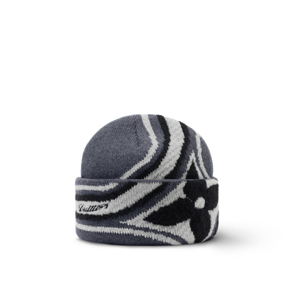 Louis Vuitton Crush Graphic Flower Beanie Grey