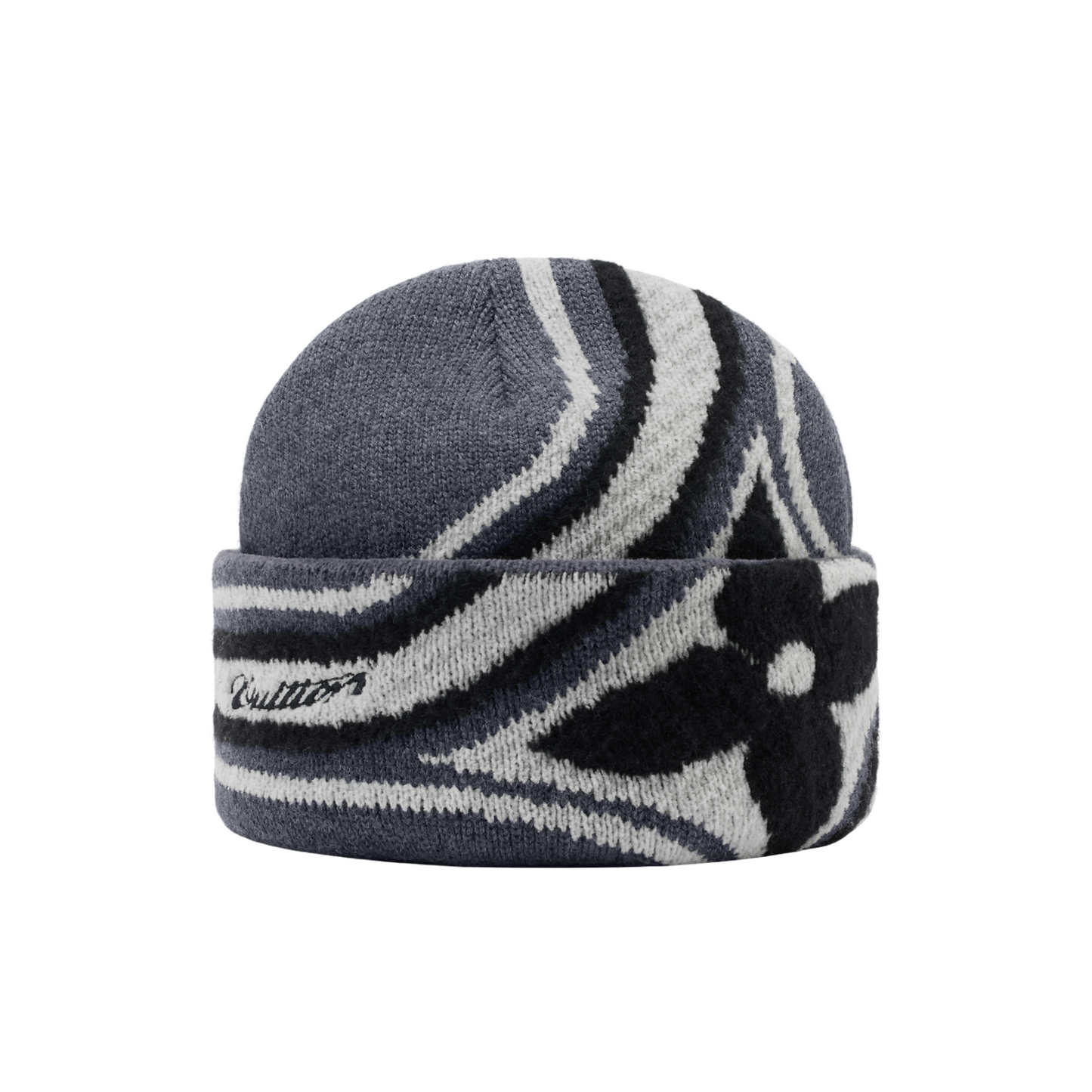 Louis Vuitton LV Crush Graphic Flower Beanie Black