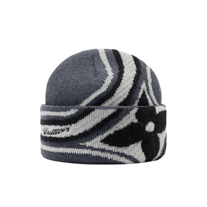 Louis Vuitton LV Crush Graphic Flower Beanie Black