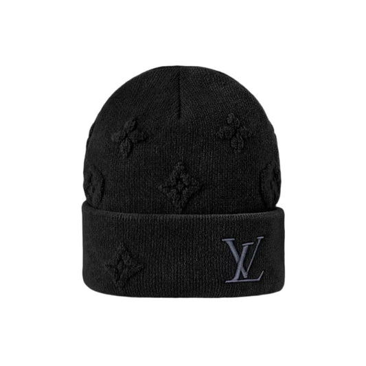 Louis Vuitton LV Crush Monogram Beanie Black