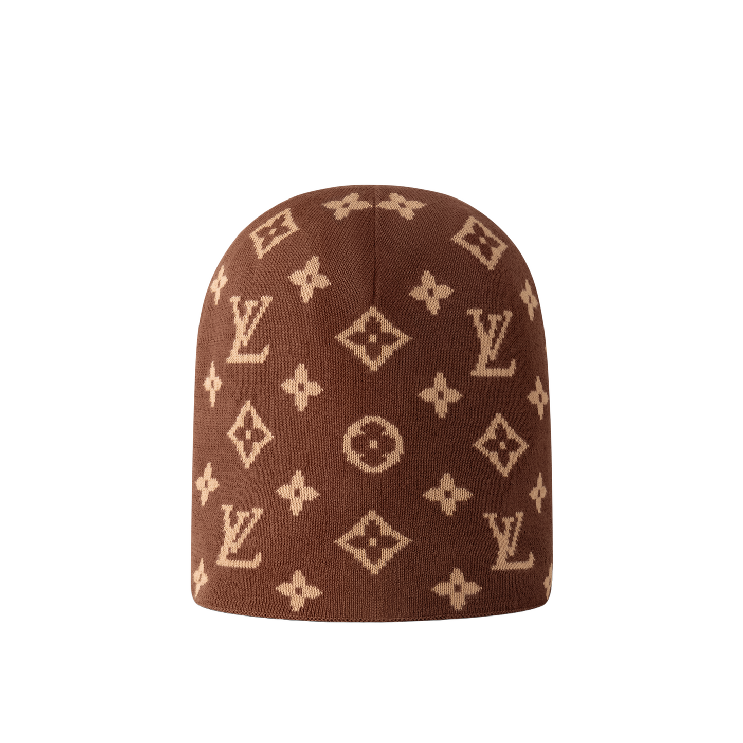 Louis Vuitton LV Fit Monogram Beanie Brown