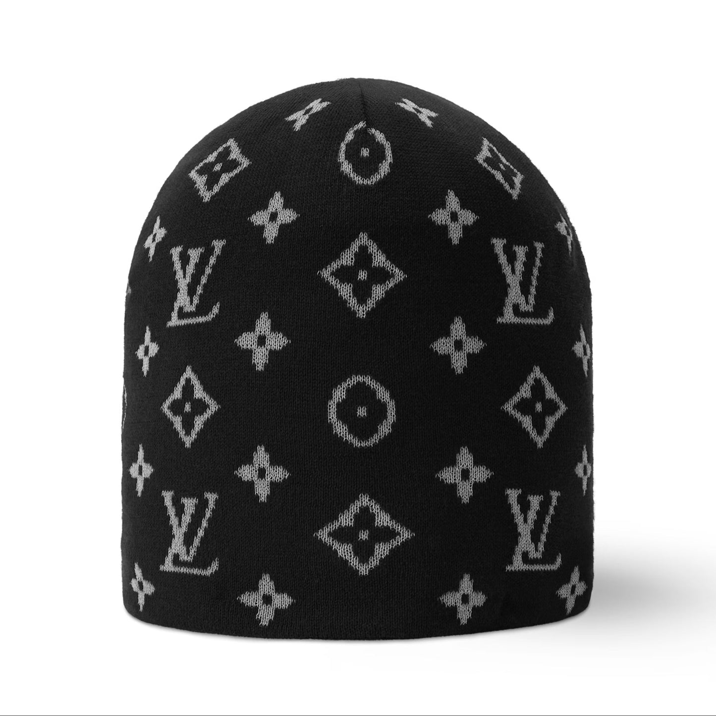 Louis Vuitton LV Fit Monogram Reflective Beanie Black