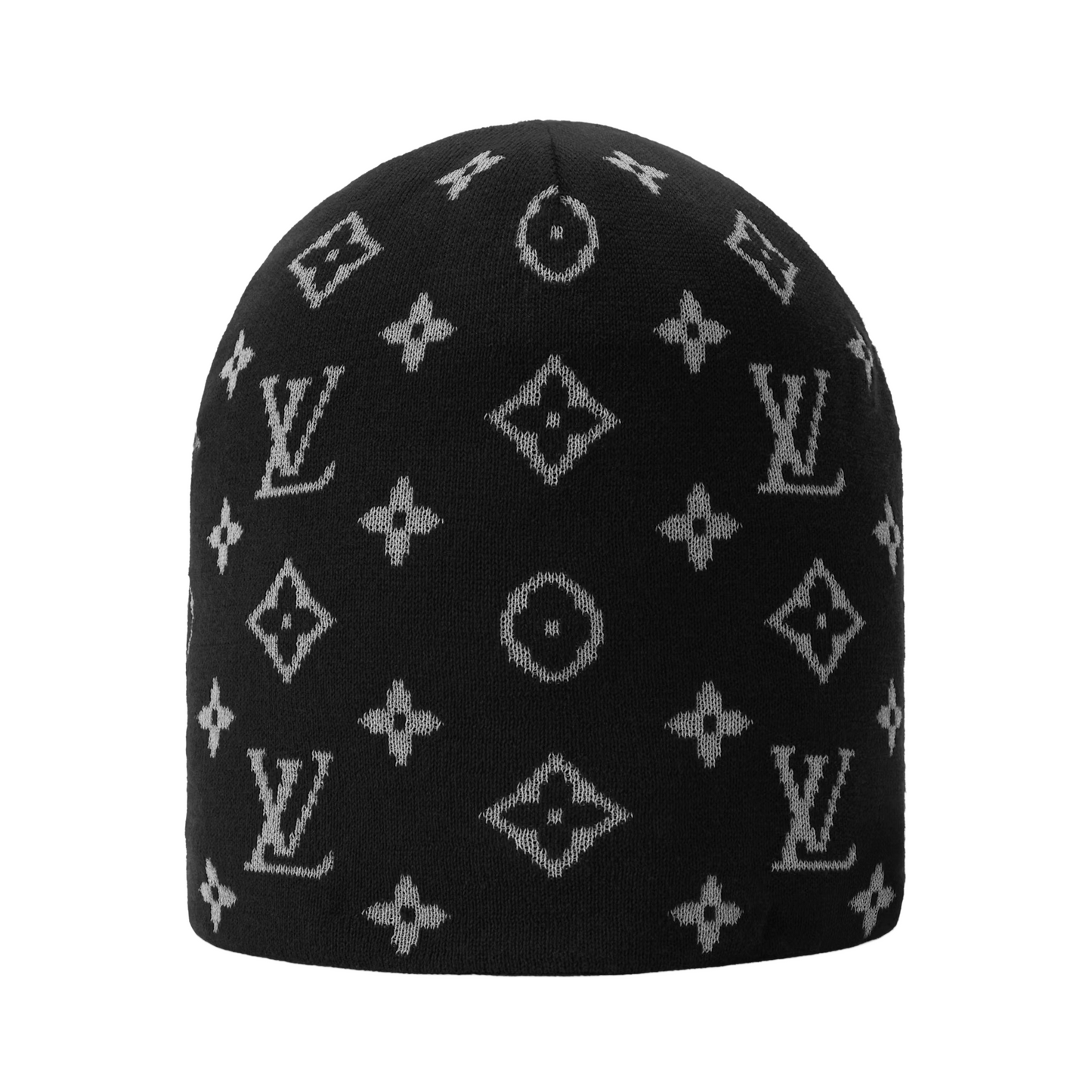 Louis Vuitton LV Fit Monogram Reflective Beanie Black