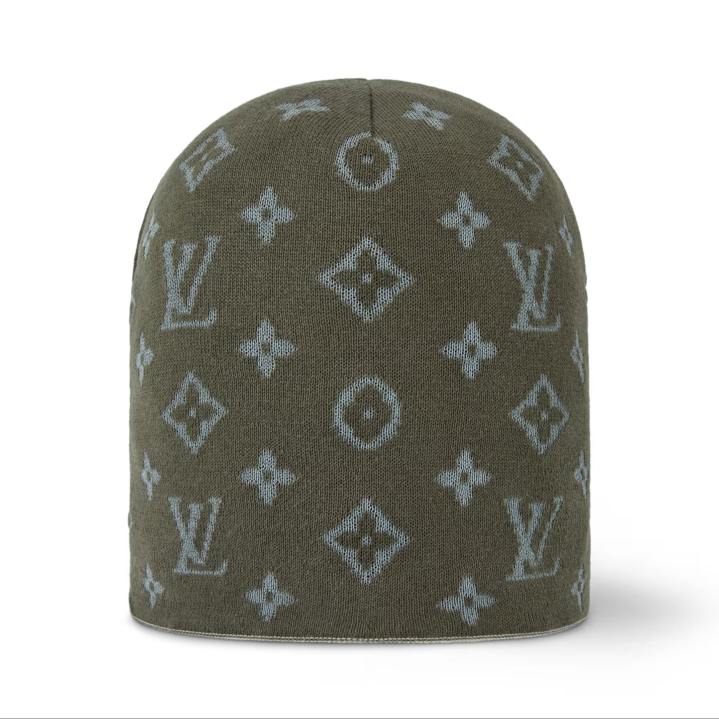 Louis Vuitton LV Fit Monogram Reflective Beanie Khaki