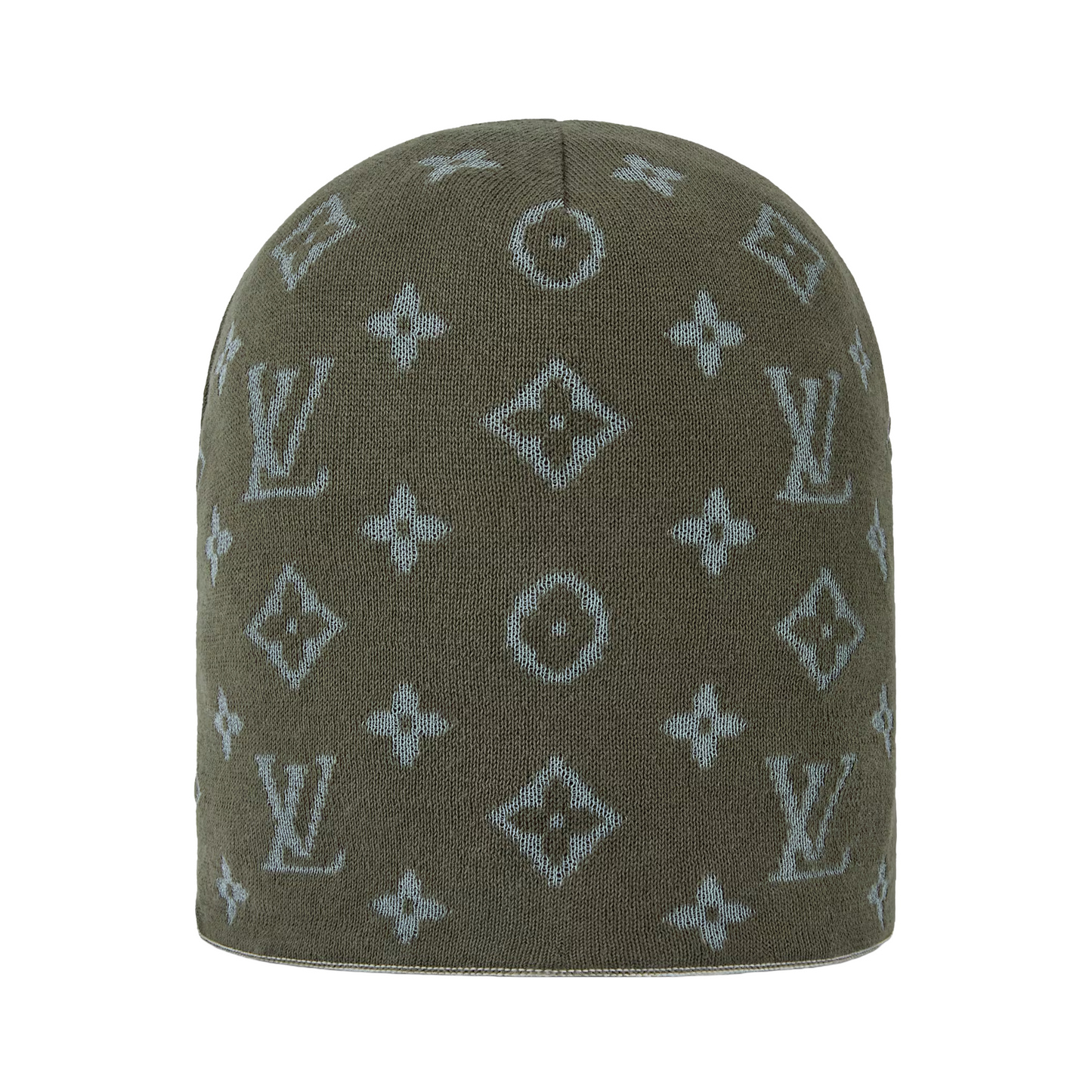 Louis Vuitton LV Fit Monogram Reflective Beanie Khaki