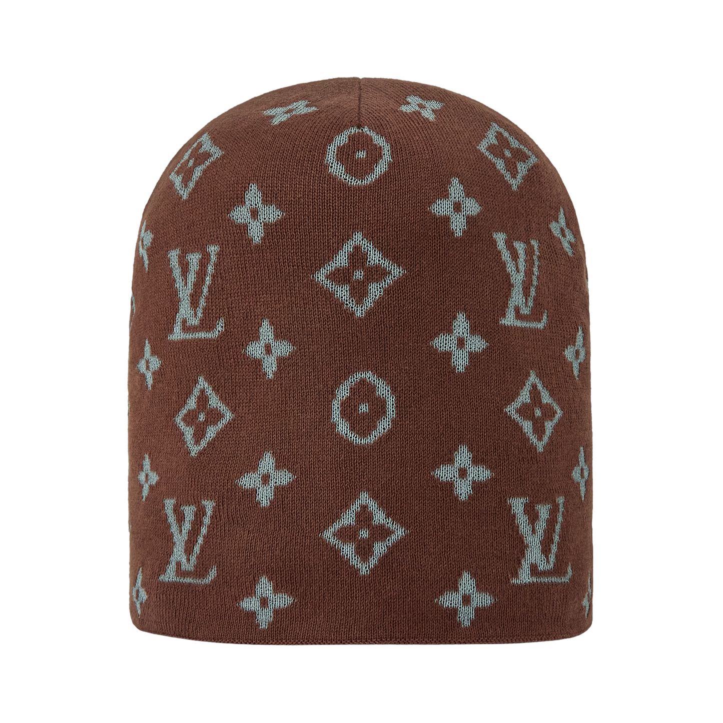 Louis Vuitton LV Fit Monogram Reflective Beanie Brown