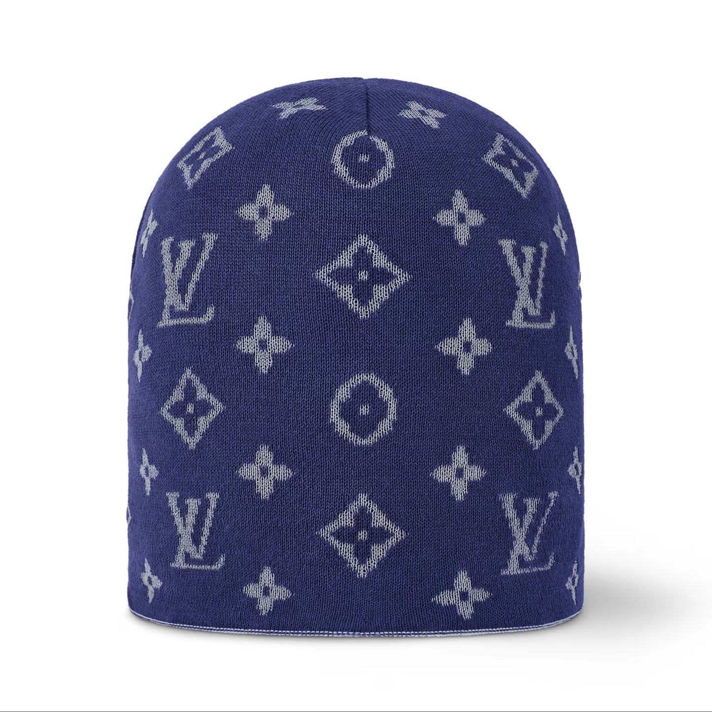 Louis Vuitton LV Fit Monogram Reflective Beanie Navy