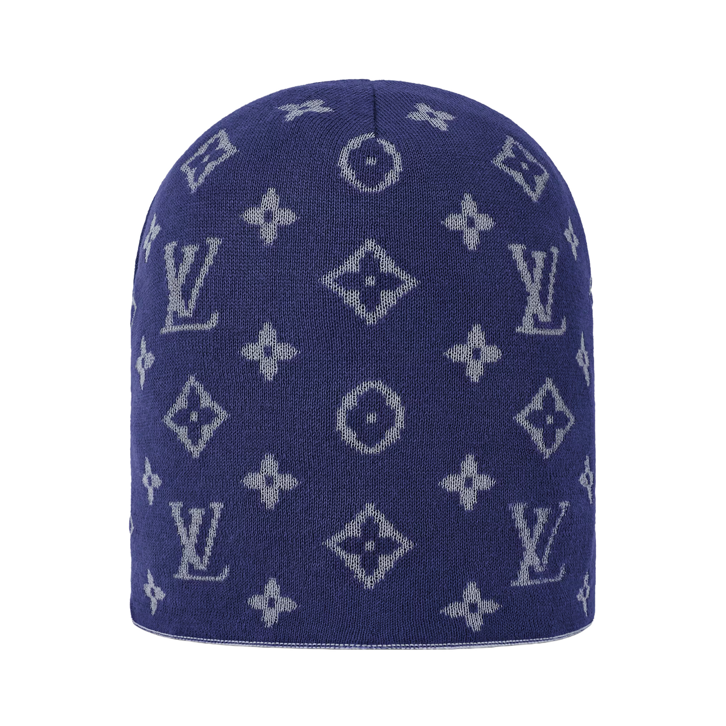 Louis Vuitton LV Fit Monogram Reflective Beanie Navy