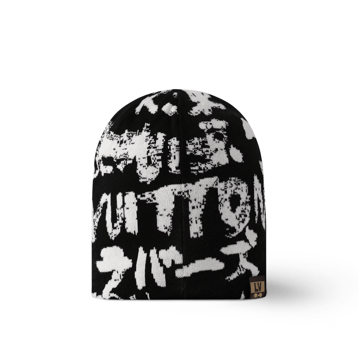 Louis Vuitton LV Fit Scribble Beanie Black