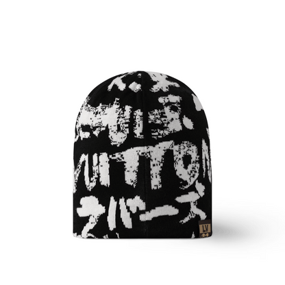 Louis Vuitton LV Fit Scribble Beanie Black