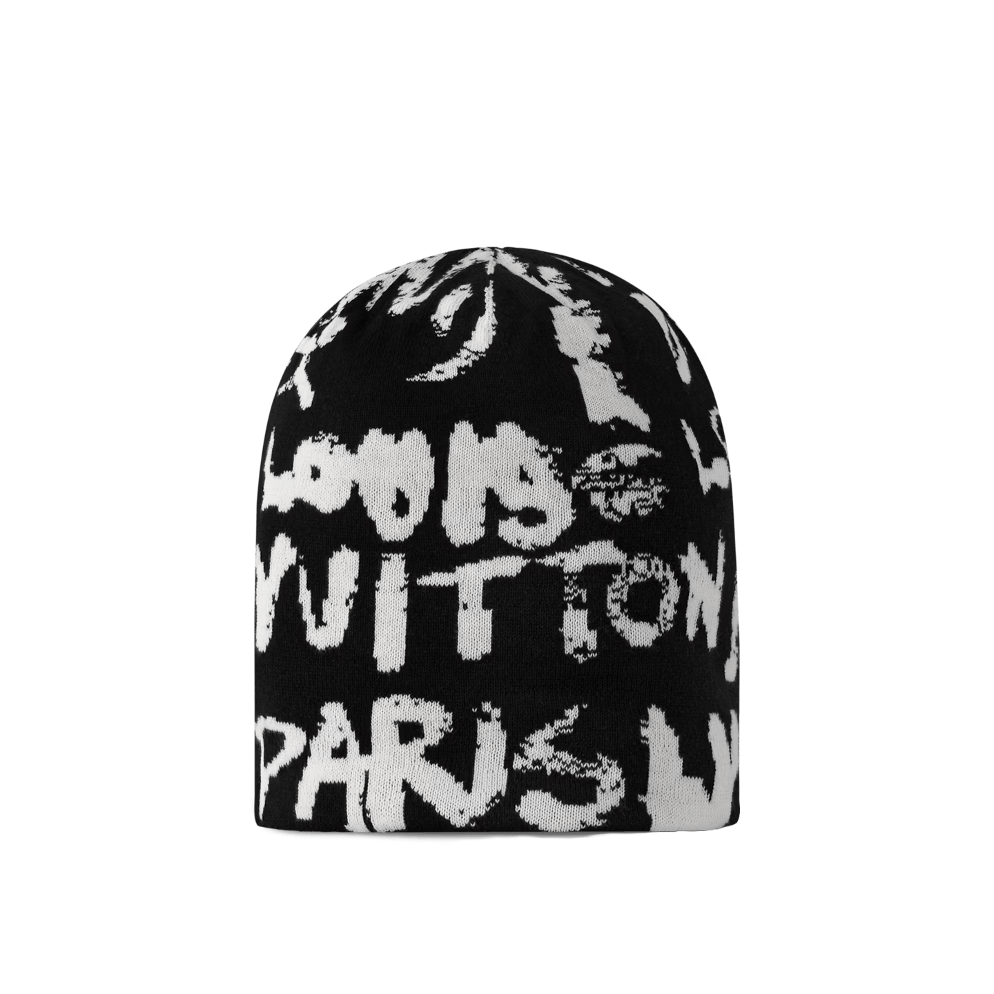 Louis Vuitton LV Fit Scribble Beanie Black