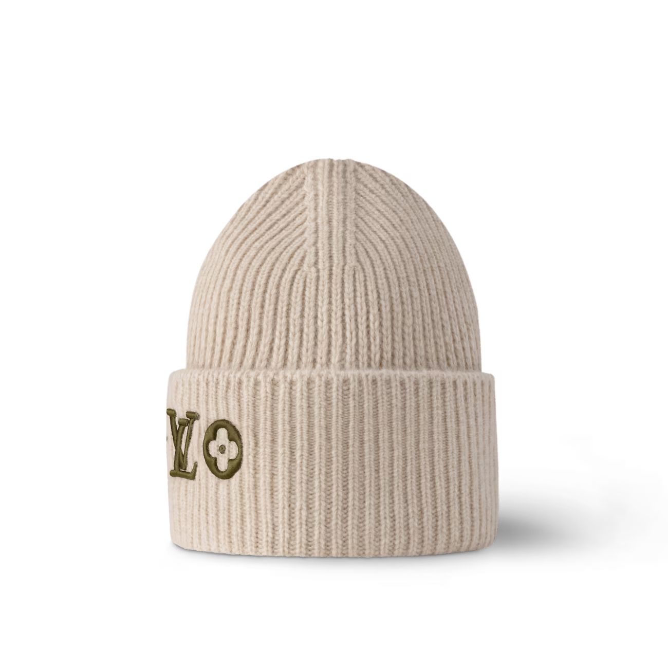 Louis Vuitton Headline Beanie Cream/Khaki