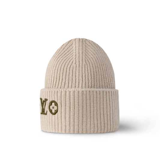 Louis Vuitton Headline Beanie Cream/Khaki