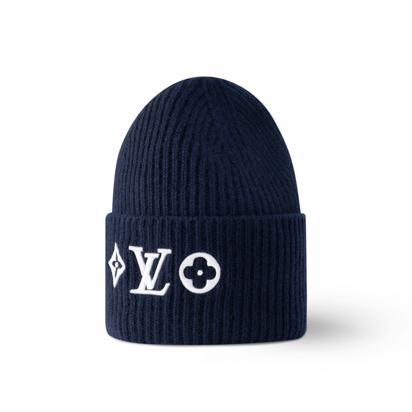 Louis Vuitton LV Headline Beanie Navy/White