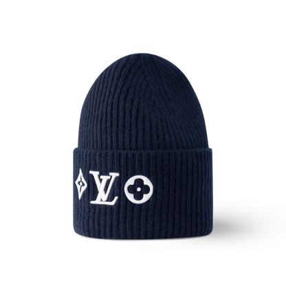 Louis Vuitton LV Headline Beanie Navy/White