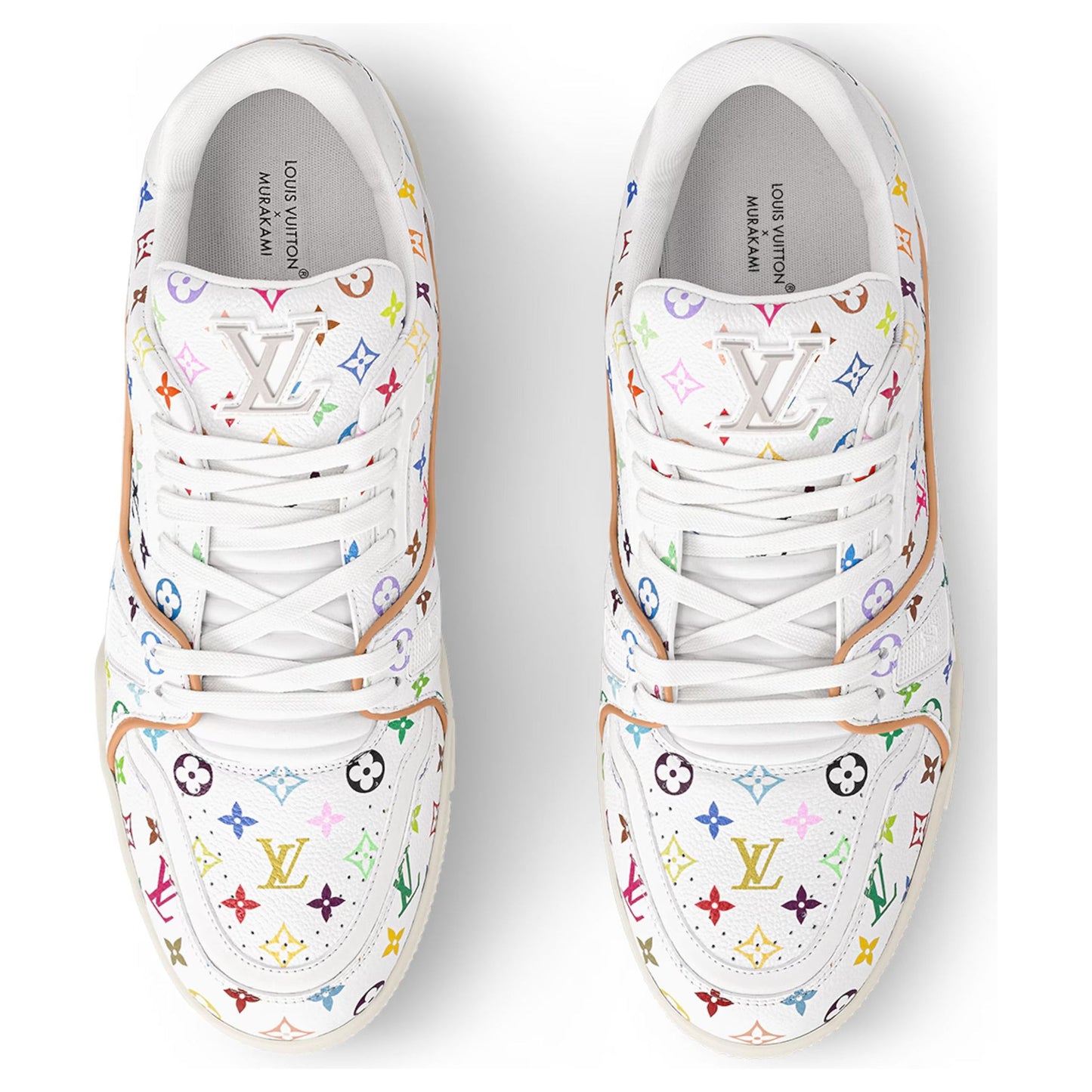 Louis Vuitton x Takashi Murakami LV Trainer Sneaker White