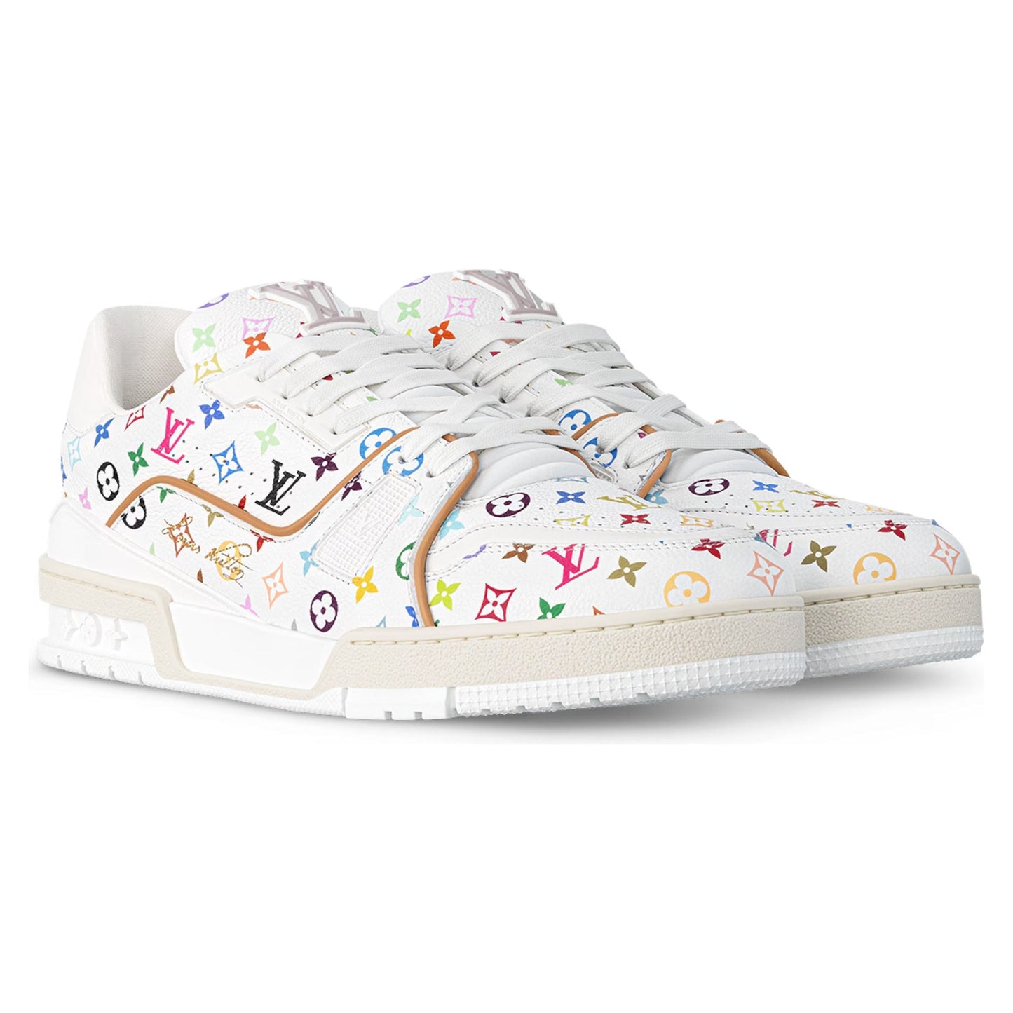 Louis Vuitton x Takashi Murakami LV Trainer Sneaker White