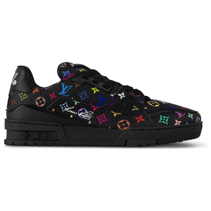 Louis Vuitton x Takashi Murakami LV Trainer Sneaker Black