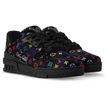 Louis Vuitton x Takashi Murakami LV Trainer Sneaker Black