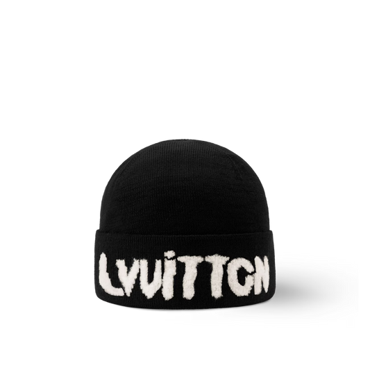 Louis Vuitton Monogram Blast Beanie Black