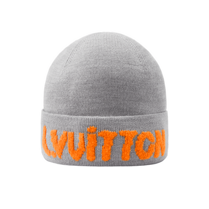 Louis Vuitton Monogram Hip Beanie Light Grey